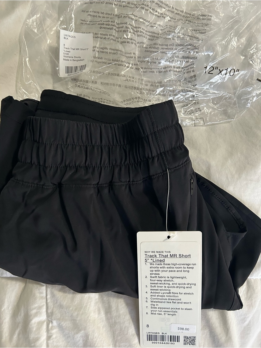 Lululemon Track That Mid-Rise Lined Short 5" Size 8 - Picture 9 of 11